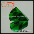 emeral green axe shape decorative glass stones(GLSP-15X20KG21)
